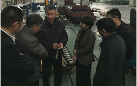 浦江县委副书记、代县长俞佩芬一行考察710公海股份