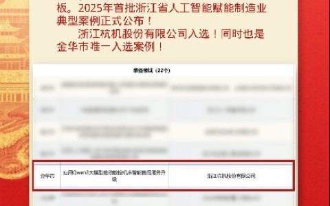 喜报！710公海股份入选全省人工智能赋能制造业典型案例！